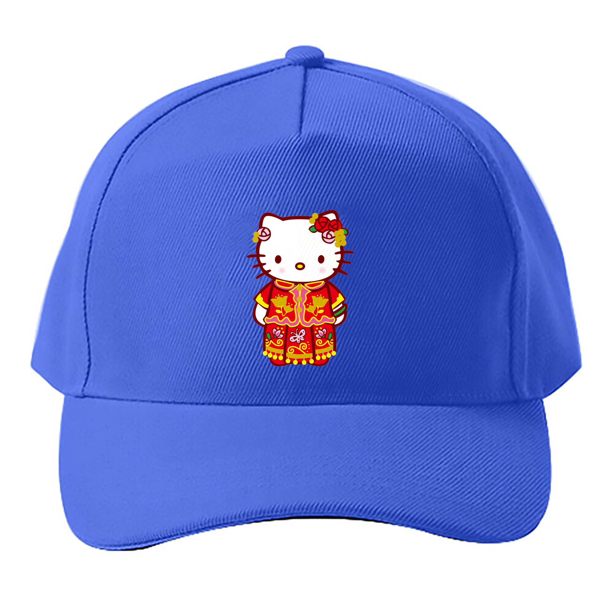 （画像用） Hello Kitty ハローキティ ベースボールキャップ 綿100％ 男女兼用 帽子 スポーツ